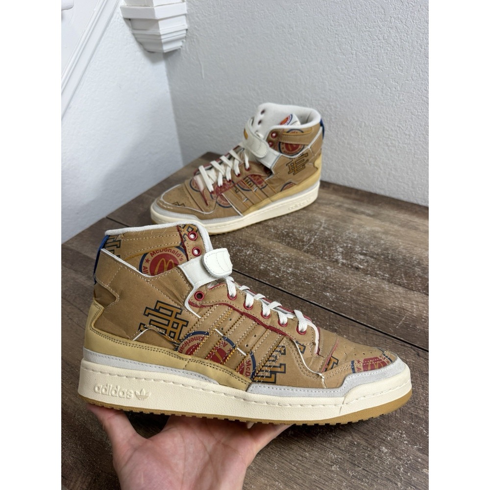 Adidas Forum 84 High McDonalds All-American Eric Emanuel Paper Bag GW9711 11.5